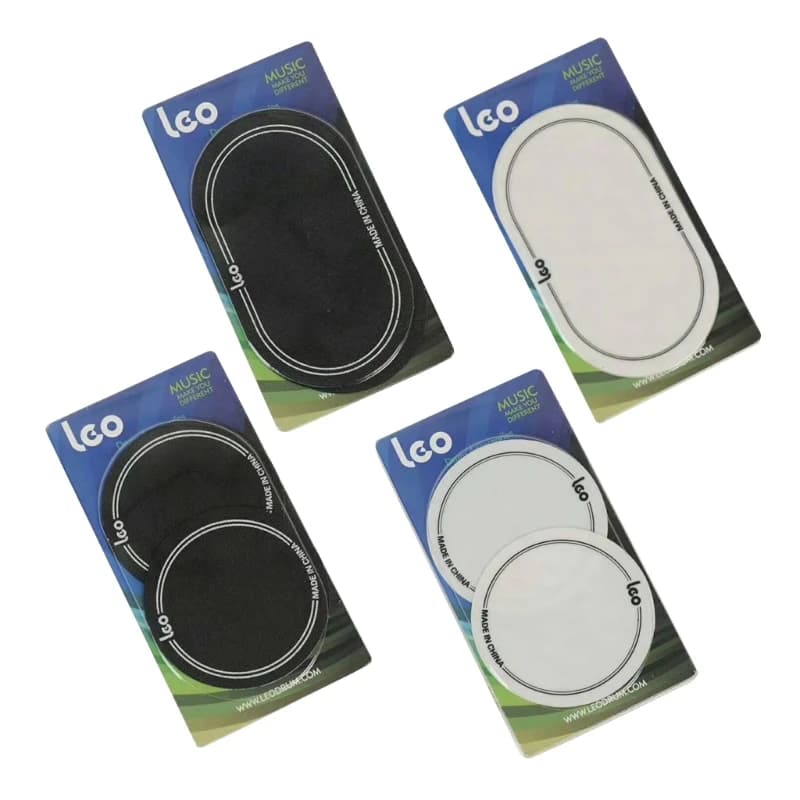 Patch per pedale singolo/doppio Patch per grancassa 2 pezzi Proteggi pad per grancassa
