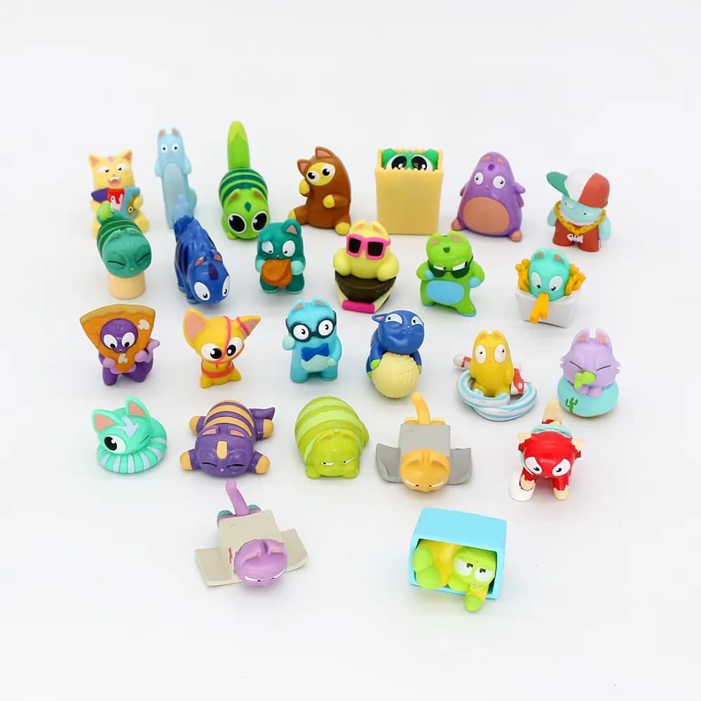 Borsa misteriosa cieca originale Lost Kitty Figure Series1-2-3 Figurina di gatto gattino Rare Glitter Raccogliere modello Giocattolo regalo supurizzato