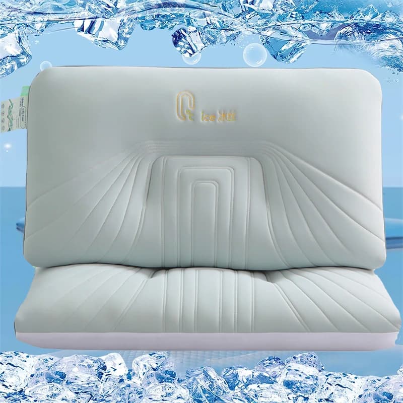 Cuscini rinfrescanti cuscini ortopedici regolabili protezione del collo biancheria da letto estiva per chi dorme sul retro cuscino ergonomico 1 pz