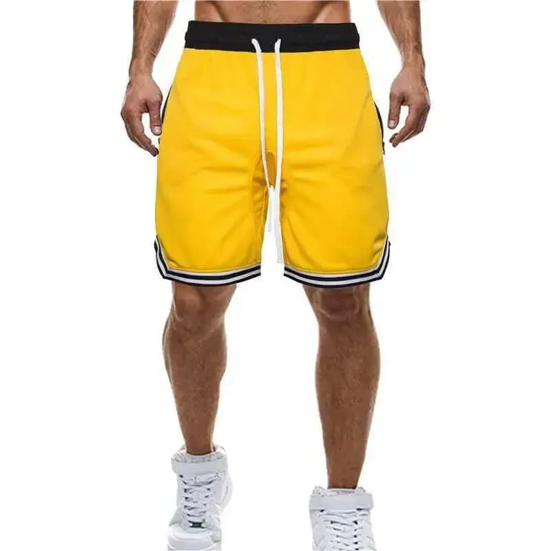 Men's Quick Drying Breathable Casual Running Shorts, Wide Fit, Five Point Skateboard Pants For Basketball Training