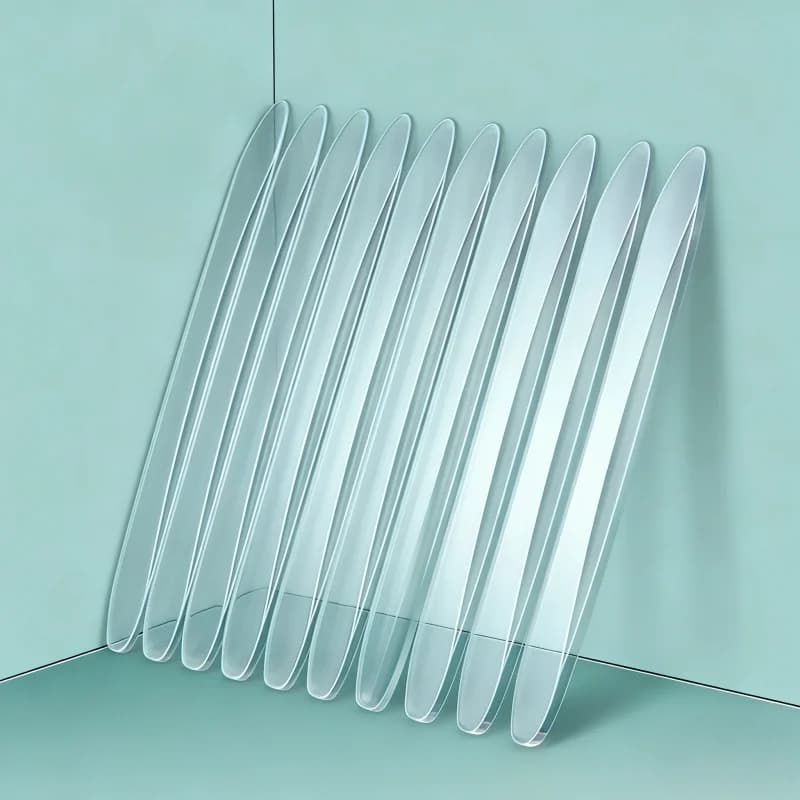 Universal Clear Car Door Edge Protector Strips, Invisible Anti-Scratch Guard Stickers for Door Handle & Rearview Mirror