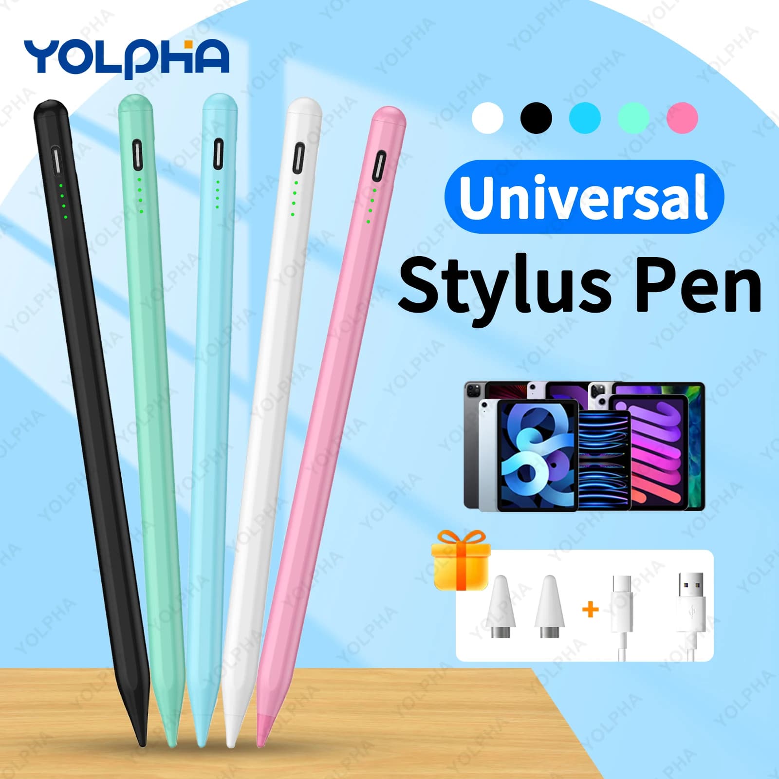 Penna stilo universale per iPad IOS Tablet Penna tablet per telefono cellulare per iPad Apple Pencil 1 2 Penna touch per telefono Samsung Huawei