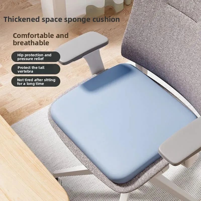 Cuscino universale da 4 cm per tutte le stagioni, per futon, ufficio, sedia, sgabello, imbottito in spugna, per sedute prolungate.