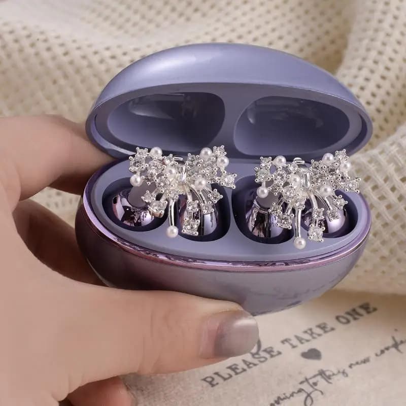 1Pcs Fashion Bluetooth Earphone Buckle Headphone Decoration Clip Ear Jewelry Accessories Removable Earbud Accessories