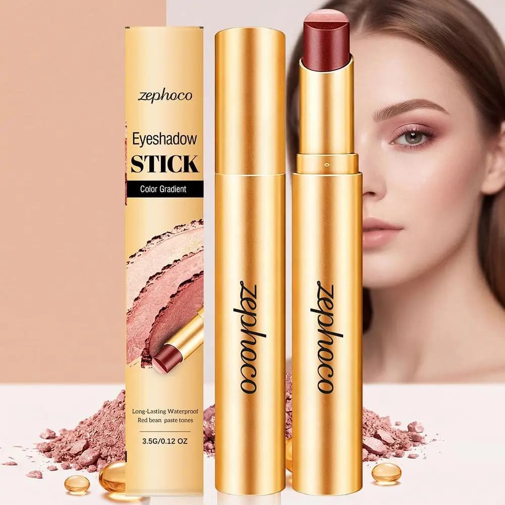 Glitter Eyeshadow Stick Three-Color Contouring Eyeshadow Makeup Eyeshadow Crayon Eyeshadow Pencil Eye Shimmer Stick For Women