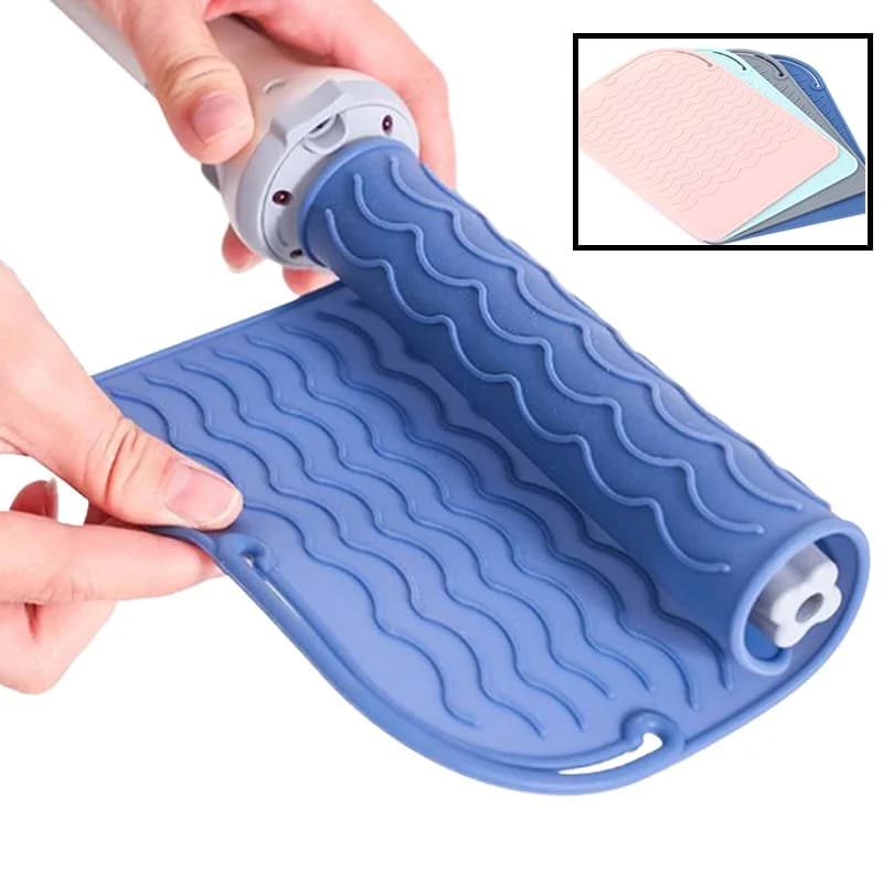 Multifunctional insulating cap in Silicone heat resistant for hair plate curler hair curler curler hair curler