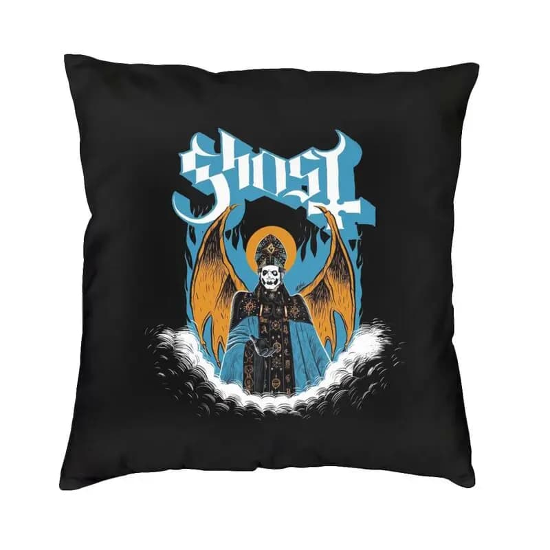 Impera Maestro Fantasma Heavy Metal Rock Band Cushion Lining 45x45 Decorative for Home Print 3D Federa for Two Side Sofa
