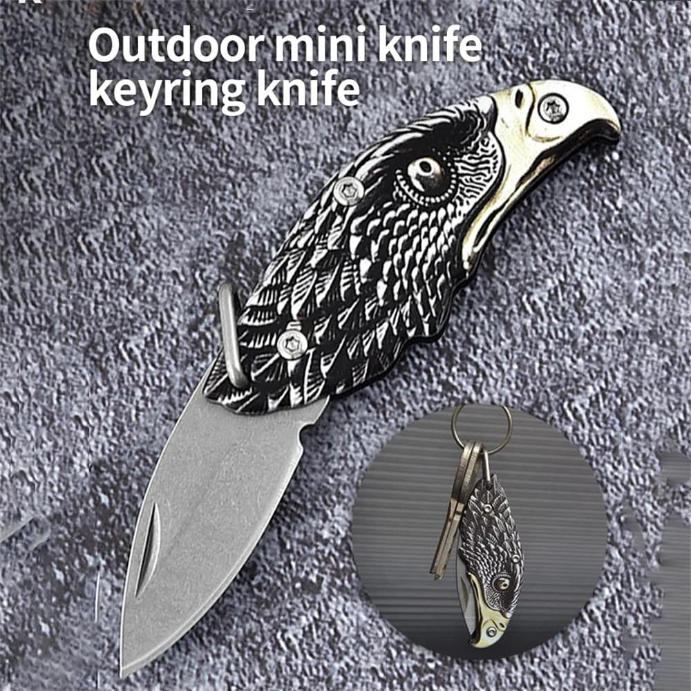 1 pz, coltello pieghevole in acciaio inox frutta verdura carne Peeling coltello da cucina coltello portatile tascabile coltello da cucina