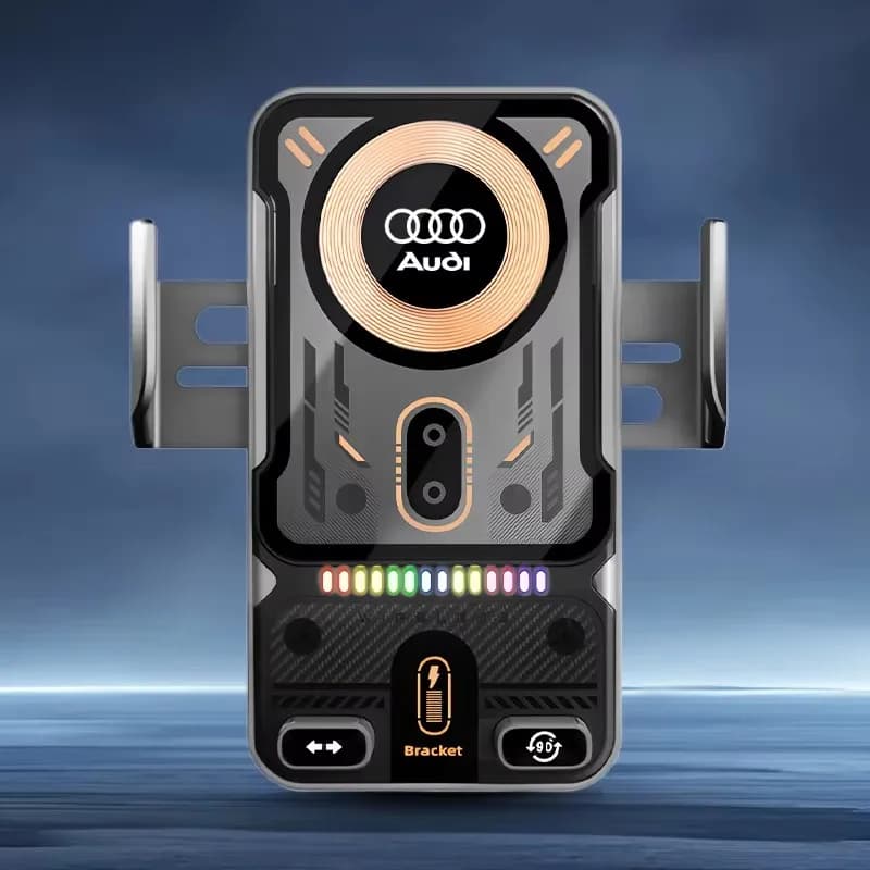 Car telephone support with wireless charger, fixed phone support for Audi A3 A4 A6 Q5 A5 A1 Q3 A7 TT Q2 SQ5 RSQ8 S3 S4 RS5 S7 S8