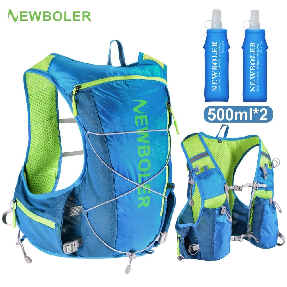 NEWBOLER Vest Hydrating Running, Cycling Backpack, Hiking, Marathon, Sporty Vest Moisturizing Bicycle