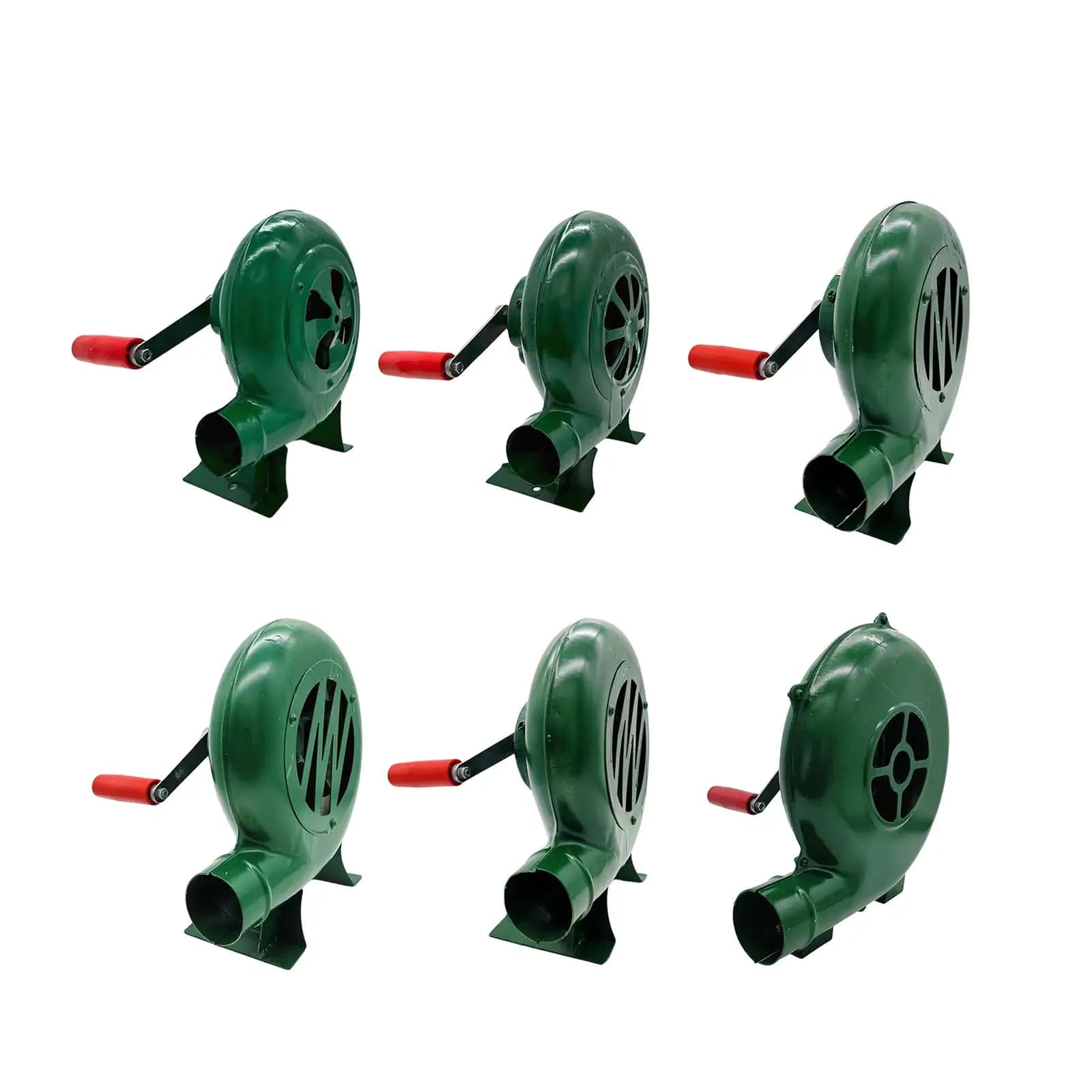 Soffiatore a Manovella, Multiuso, Accessori per Fornelli da Campeggio, Soffiatore Manuale per Barbecue, Campeggio, Fornello, Cantiere, Barbecue
