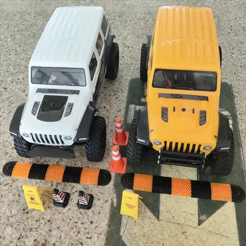 FBIL-1 Pz 1:18 Simulazione Decelerazione Cintura/Speed Bump/Speed Gobba Accessori di Scena 1/18 Modello di Auto Parcheggio Sotterraneo