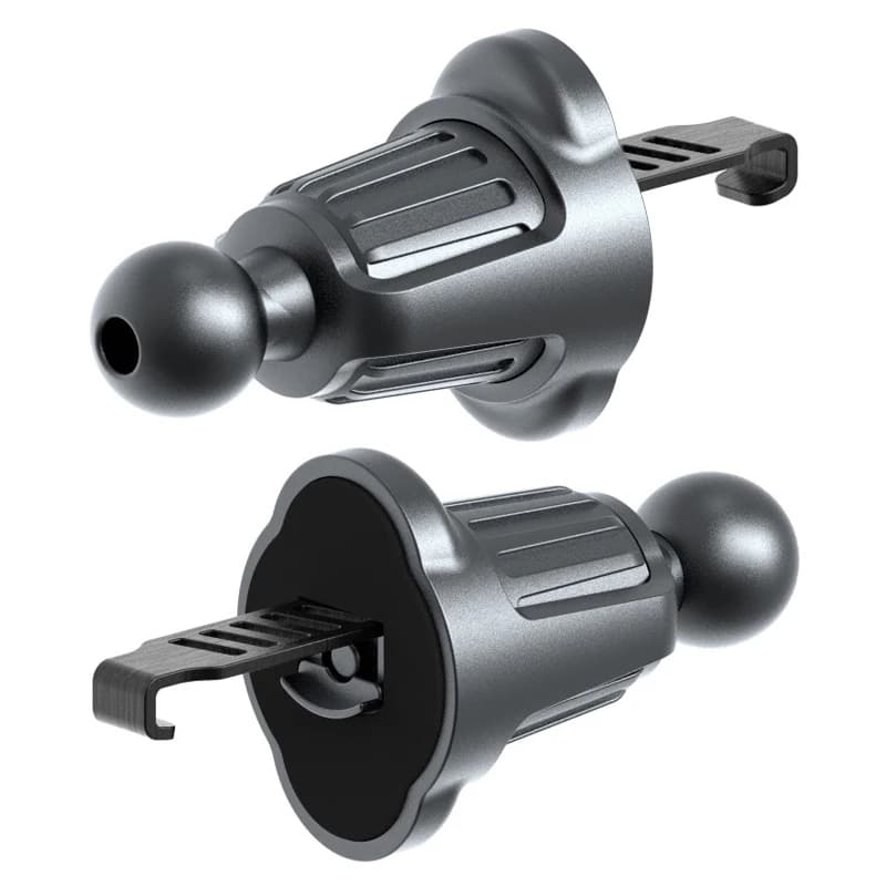 Aggiorna clip per supporto per telefono per auto Base con testa a sfera da 17 mm per presa d'aria per auto Supporto per telefono cellulare Prese d'aria per auto Accessori per staffa per telefono