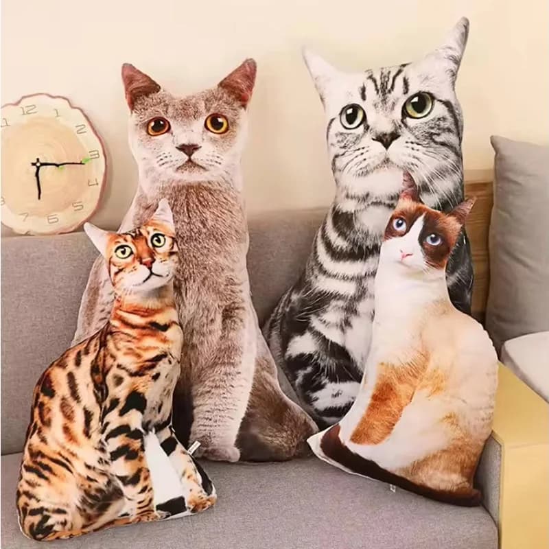 Cuscino personalizzato con foto fai-da-te Cuscino personalizzato per animali domestici Bambole Cuscino per animali di peluche Personalizzazione Cuscini umanoidi Regali di compleanno