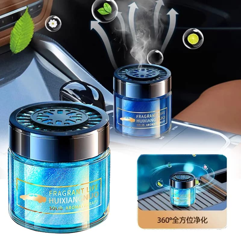 Deodorants for car Glittered gel, car scent Eliminator of smoke odours for women Men in home office by car, long lasting scents