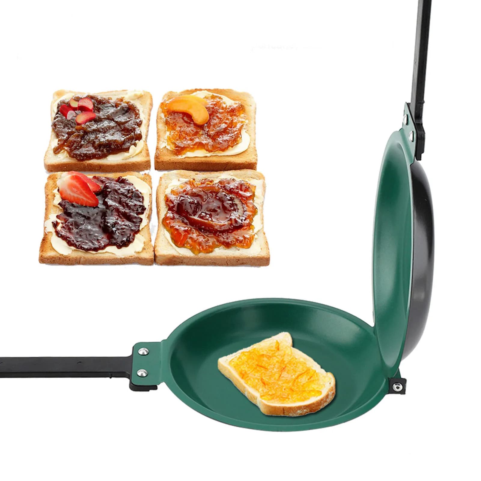 Doppio lato rivestimento in acciaio al titanio padella pancake maker cucina domestica pentole pancake padella pentole da cucina