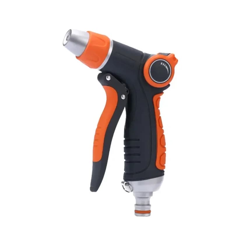 Pistola a spruzzo per acqua regolabile, per lavaggio auto, giardino, portatile, ad alta pressione, ugello irrigatore, getto d'acqua da giardino