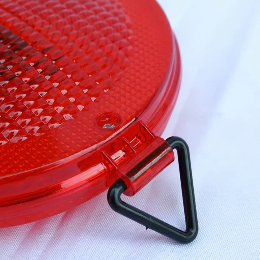 Waterproof Handheld LED Barricade Light Strobe Function LED Light Source Traffic Safety Light High Visibility with Hanging Ring