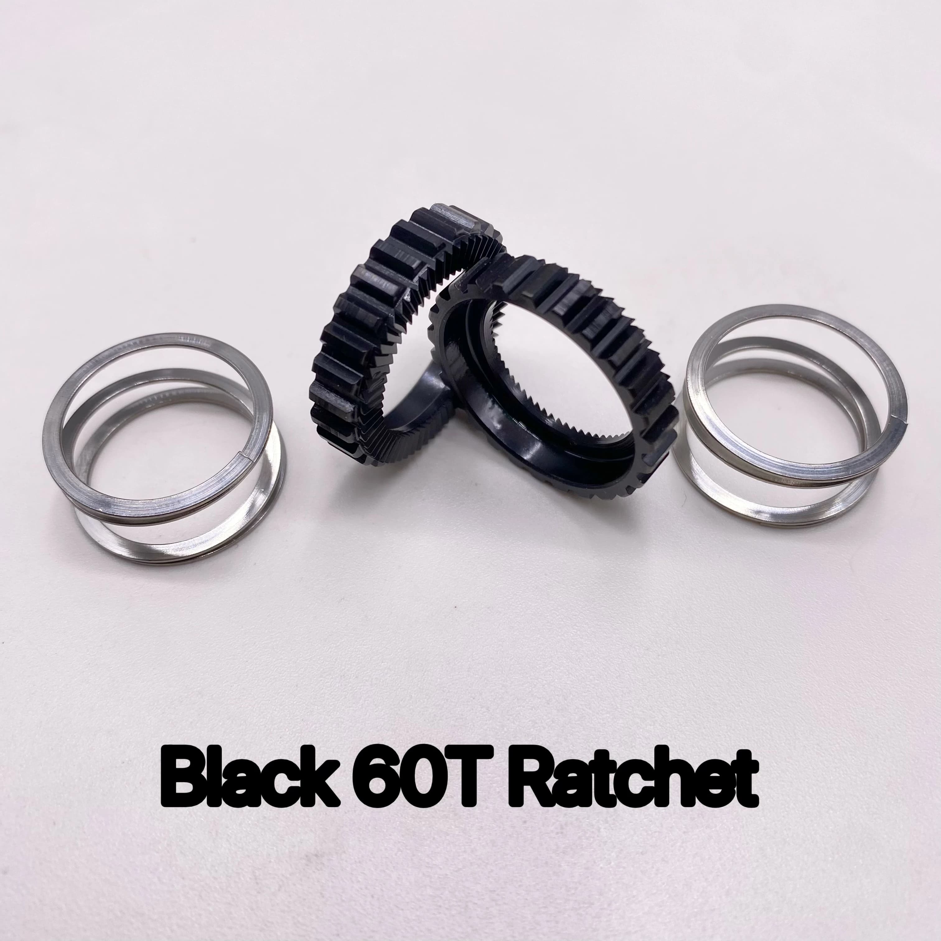 FOVNO mozzo della bicicletta Star Ratchet 60T Kit di servizio a cricchetto del mozzo della bicicletta, applicabile al sistema di ruote di riparazione del tamburo del fiore della bicicletta D-t L