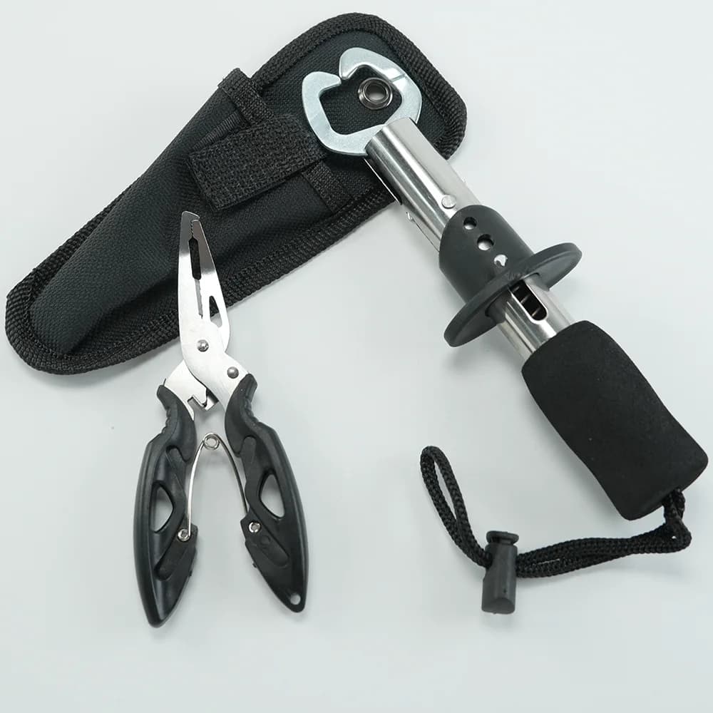 Pinza taglierina Forbice Pinza per pesce Pinza Set Pinza Pinza Snip Richiamo di pesca Lipgrip Accessorio Strumento Clip Morsetto Grabber Trigger