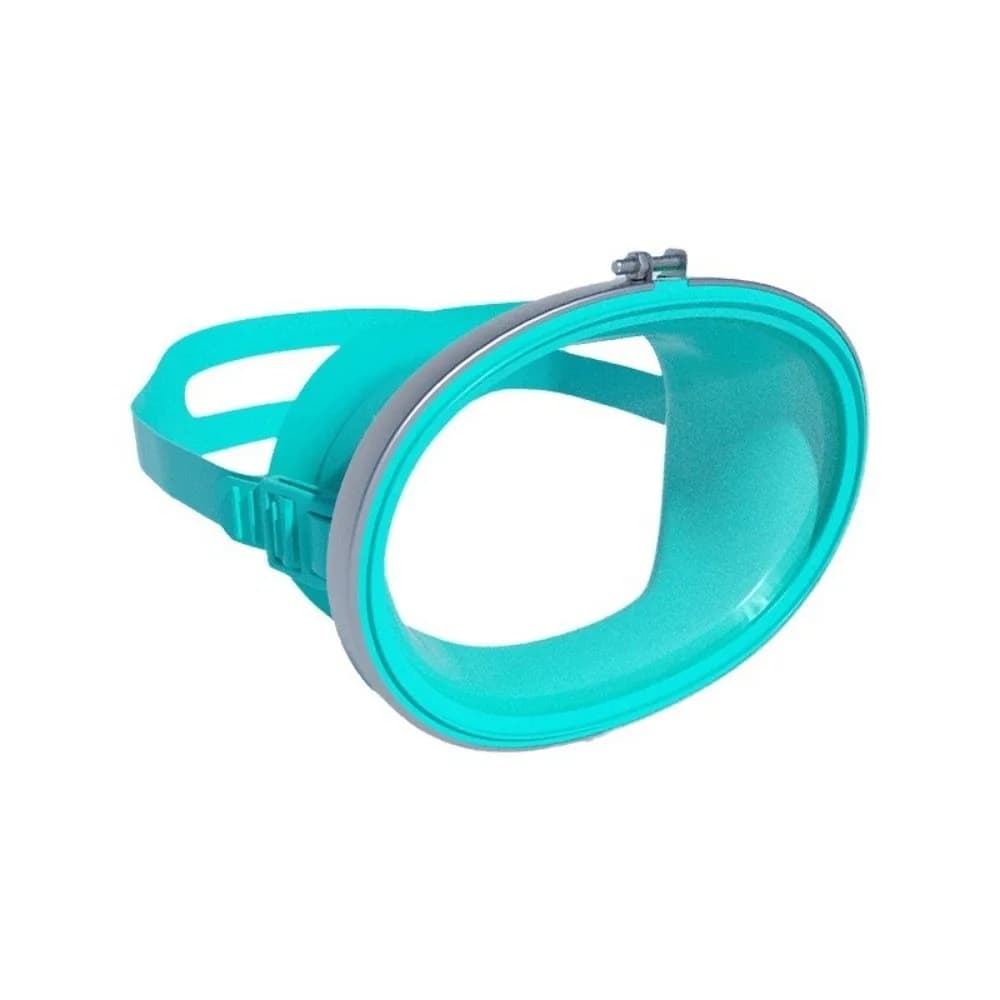 Retro-Style Tempered Glass Diving Mask Single Lens Oval Shape Snorkeling Mask Wide View Anti Fog Swimming Goggles Diving