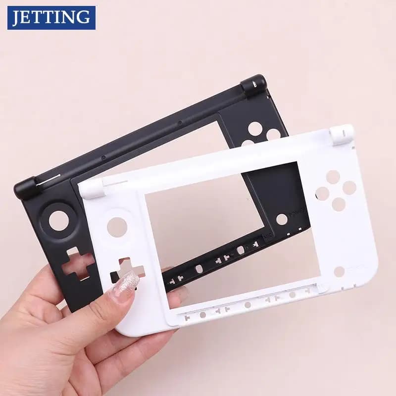 50PA Compatibile con per 3DS XL LL Cerniera di ricambio Parte inferiore Telaio centrale Custodia per custodia per console di gioco 3dsxl
