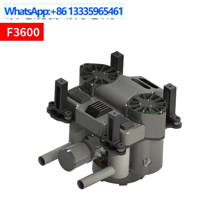 Air Drone F3600 with Hybrid Oil-Electric Propulsion System, Multi-rotor Machine for Culture Protection, Mapping Machine, Helicopter