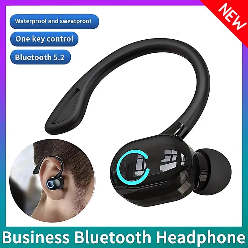 VAORLO S10 New Bluetooth headset Sport Business headset Single headset with good sports range and noise reduction