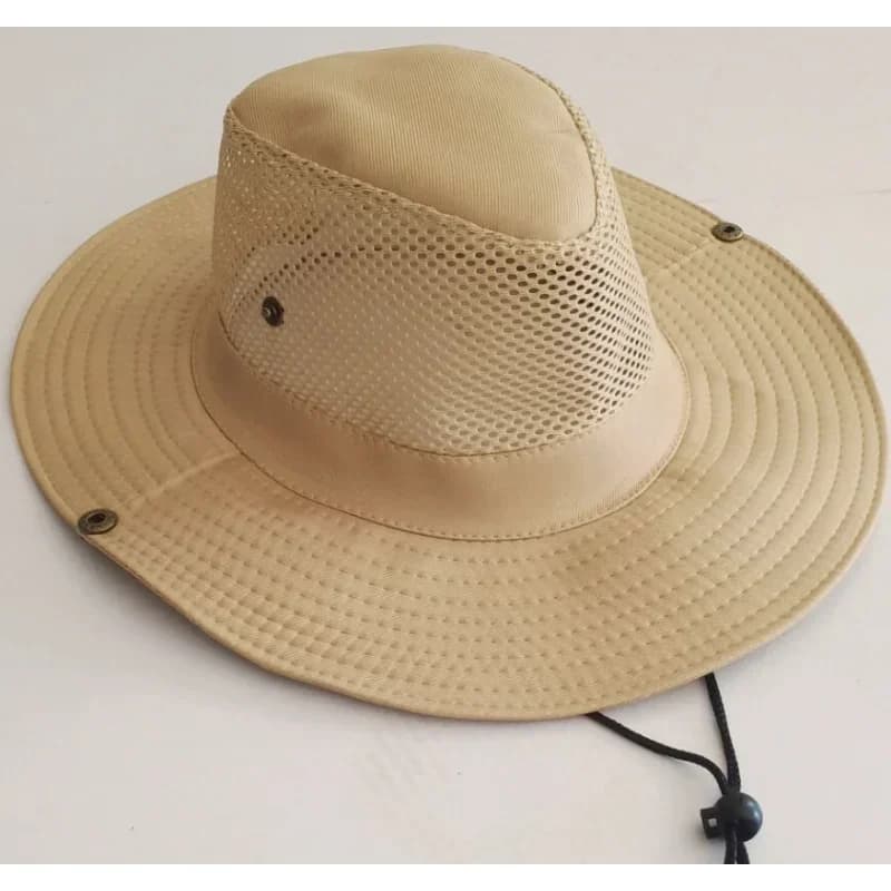 Cappello da pesca estivo in rete Cappello da pescatore da sole da alpinismo casual traspirante per esterni (7 colori)