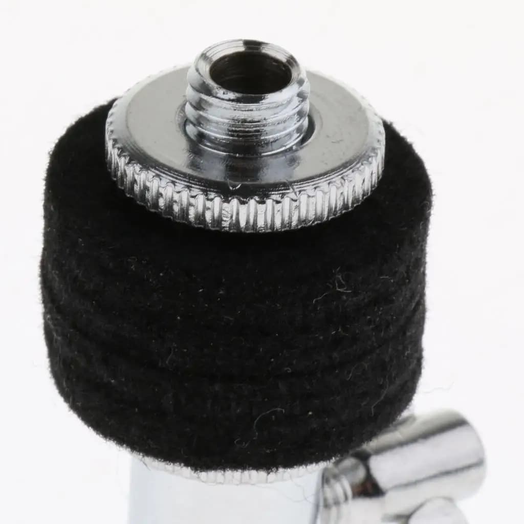 Morsetto di Fissaggio per Hi-Hat, Accessorio per Piatti da Batteria, Cuscinetto Protettivo per Percussioni