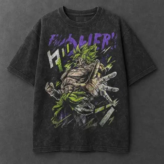 T-shirt Oversize 2026 Anime Dragon Ball Vintage Lavata Uomo Donna Cotone Manica Corta Casual Sport Fitness Abbigliamento Uomo