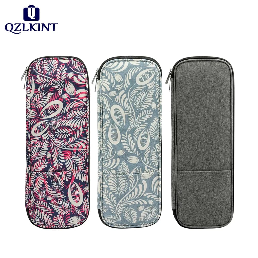 2021 Borsa portaoggetti vuota per ferri da maglia Kit per maglieria Custodia per organizer per ganci all'uncinetto Kit di accessori per cucire Borsa regalo da donna