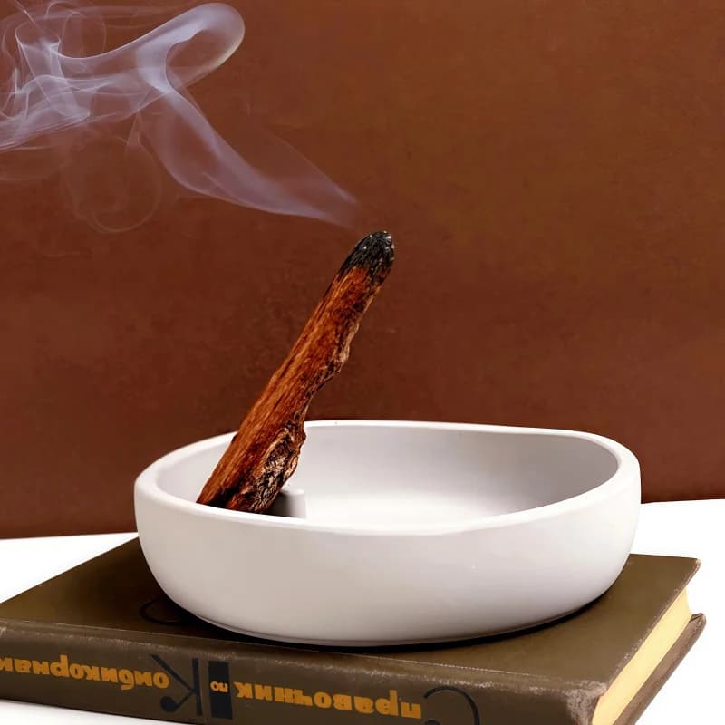 Vassoio fai da te Stampo in silicone Bruciatore di incenso Aromaterapia Portacandele Piastra di combustione Stampo in resina Artigianato Stampo in silicone per gesso