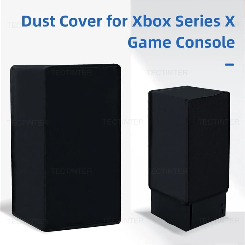 Custodia protettiva antipolvere per accessori console Xbox Series X Copertura antipolvere orizzontale antigraffio Protezione manica verticale