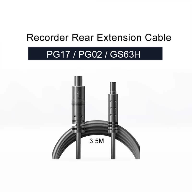 Per AZDOME Extend Cable per PG17/PG02/GS63H, 4 Pin 5.5 metri, cavo di estensione per mirror dashcam telecamera per retromarcia posteriore car recorde