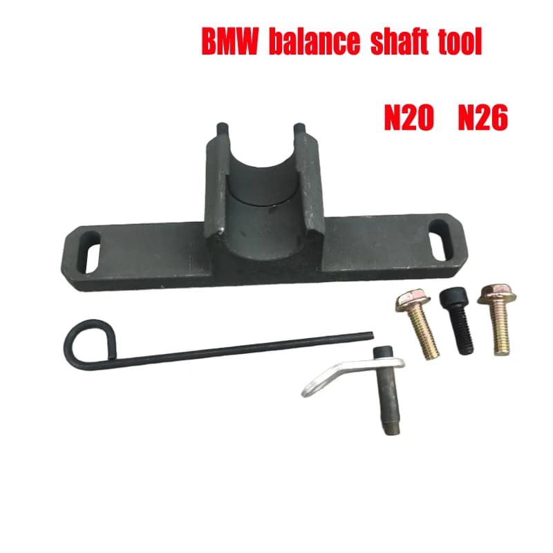 Set di attrezzi per bloccare il volano, la piastra flessibile, l'albero di bilanciamento e l'allineamento della pompa dell'olio per motori BMW N20 N26