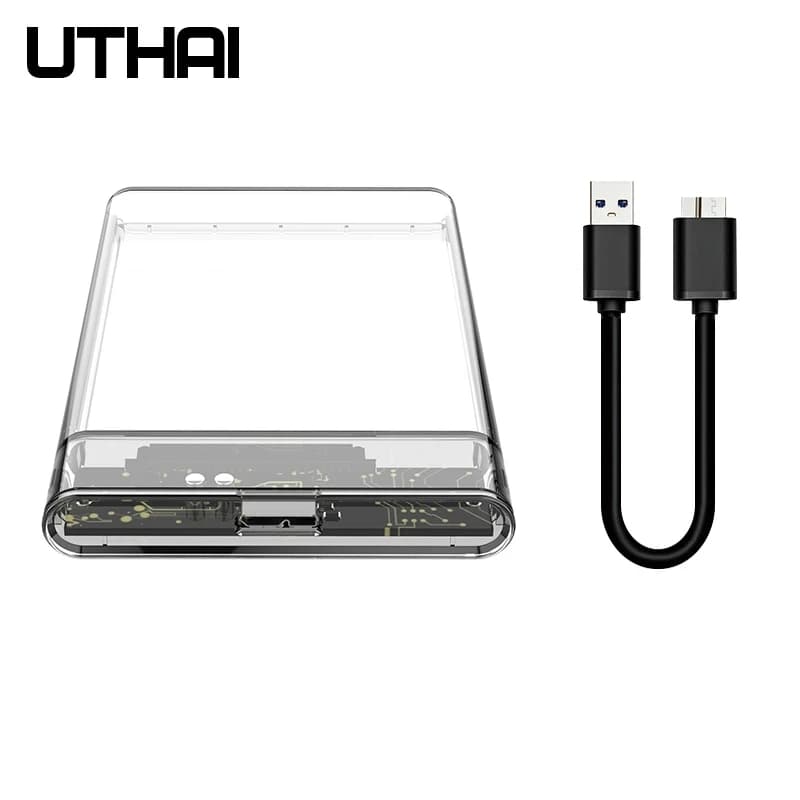 UTHAI G06 USB3.0HDD Enclosure porta seriale da 2.5 pollici SATA SSD custodia per disco rigido supporto custodia per HDD esterno da 6TB