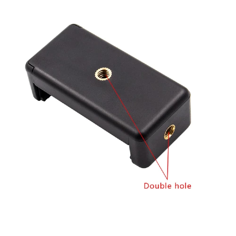Staffa universale per clip per telefono Supporto per selfie Clip per telefono Selfie Stick Fotocamera Treppiede da tavolo Accessori per adattatore per clip di fissaggio