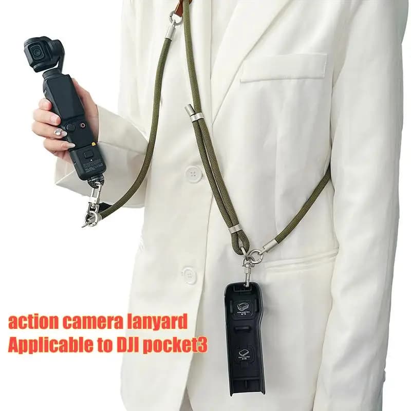 【C】For Pocket 3 Neck Strap Crossbody Lanyard Anti-Loss Shoulder Belt Hand Strap Adjustable For Camera Accessories