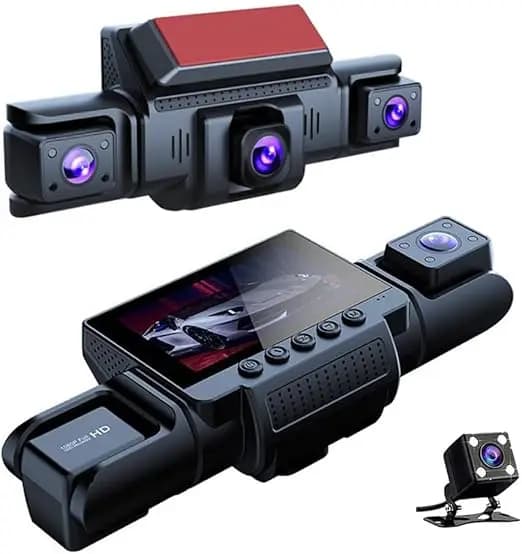 4 Ways 1080P Car Dashcam 360 Degree DVR WiFi Dash Cam i Driving Video Recorder Night Vision 4 Cameras Loop Recording