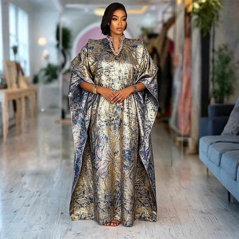 Abayas African Dresses for Women Traditional Africa Clothing Dashiki Ankara Bazin Gown Robe Muslim Kaftan Maxi Long Dress 2026