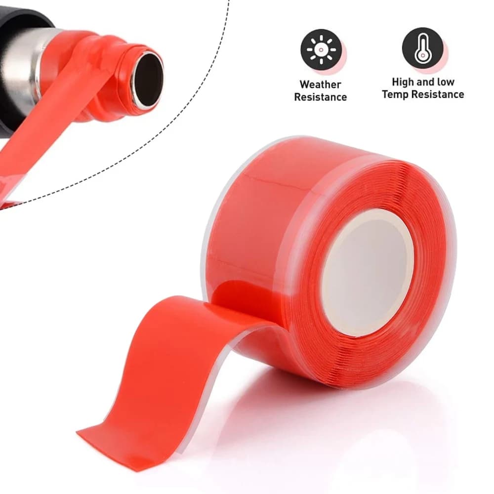 3m Heat Resist Self-Fusing Silicone Tape Heat Gun Heat Preservation Tape Electrical Insulation Repair Tape Vinyl Wrap Accessory