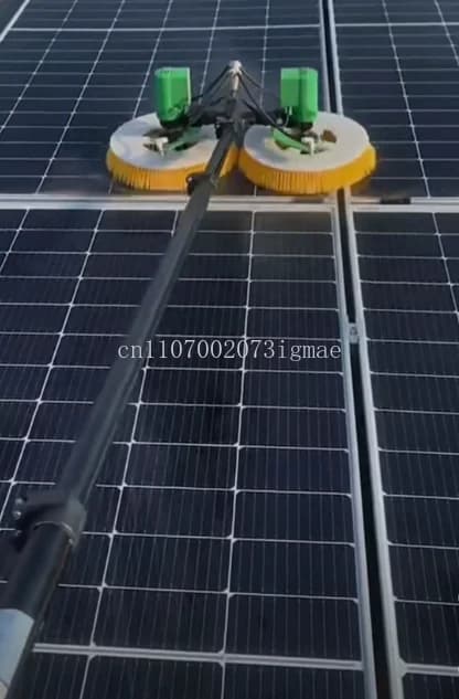 Photovoltaic panel cleaning machine tool cleaning brush mechanical solar panel assembly