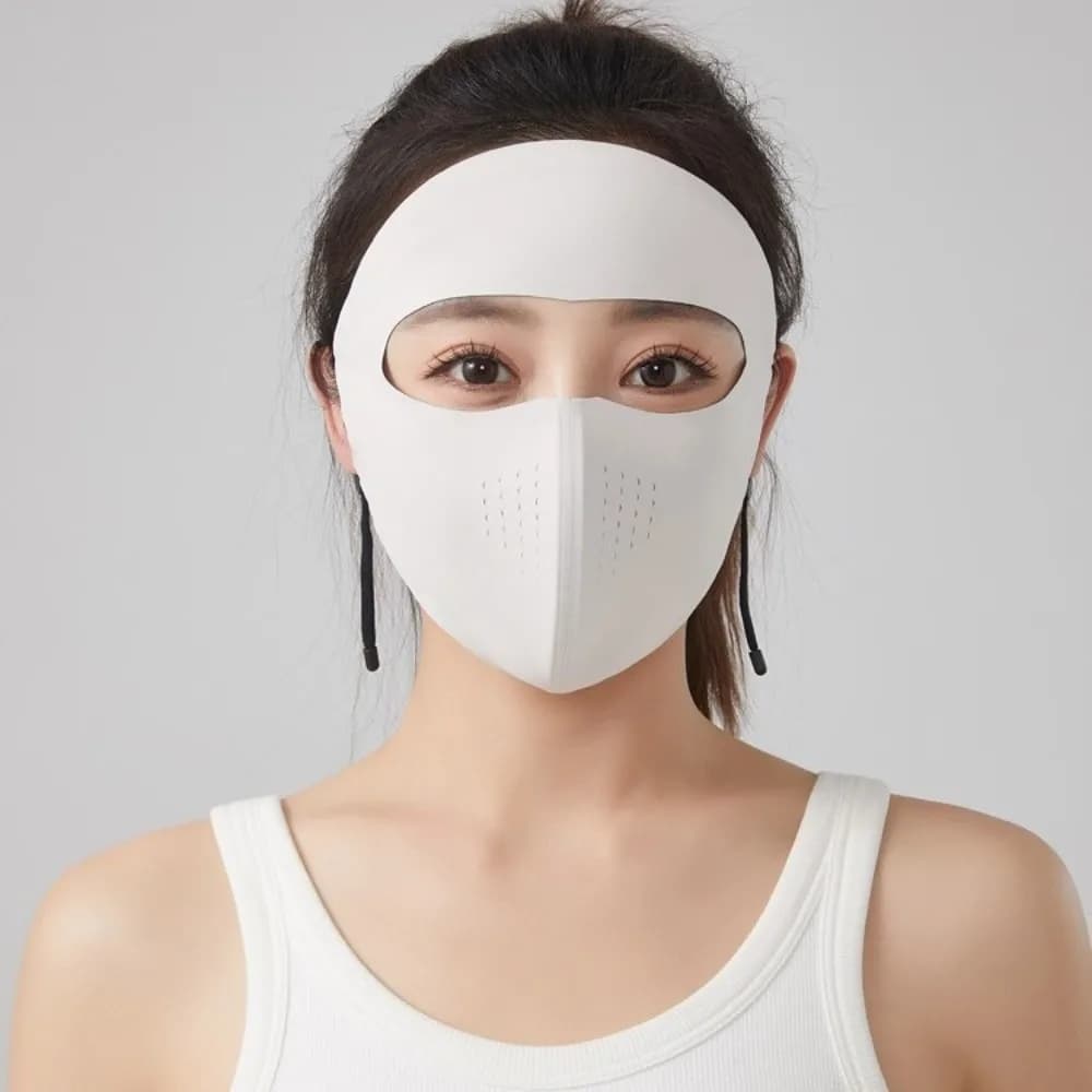 New Seamless Sun Protection Face Mask AB Side UV Protection Facekini Adjustable Summer Sun Protection Face Mask