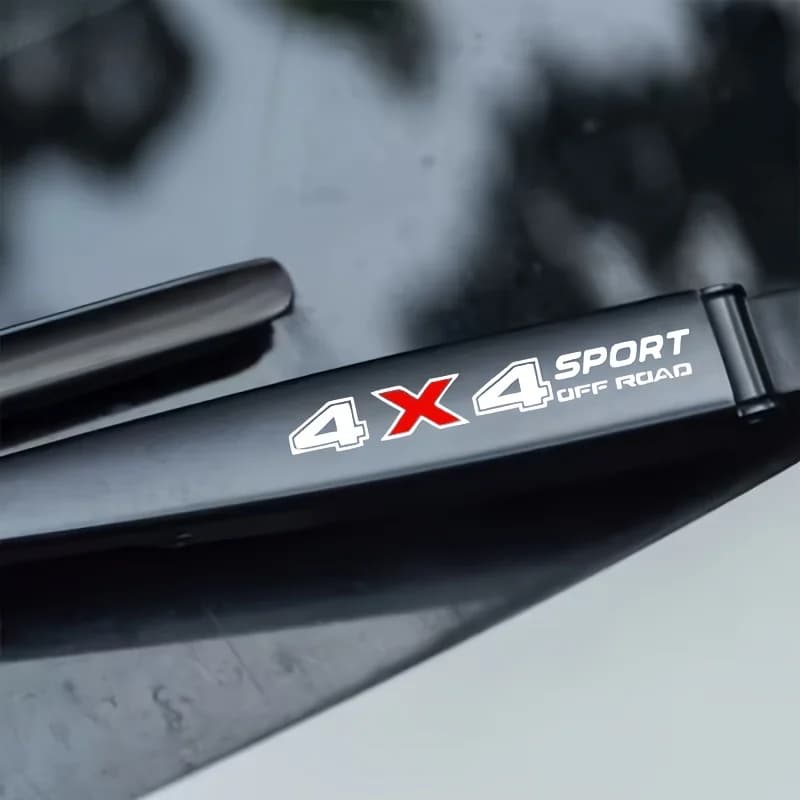 4x4 Sport Off-Road Waterproof Vinyl Stickers, 12cm Letter Decals for Car, Motorcycle & Helmet Decor
