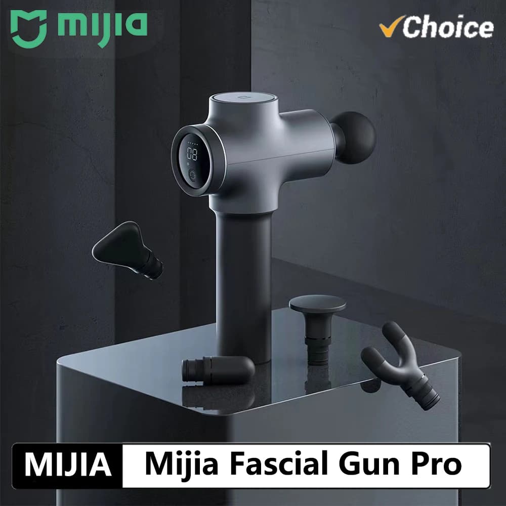 New Xiaomi Mijia Fascial Gun Pro Massage device Muscle relaxation 35 kg Spinta Smart Dual Mode Maximum strength adjustment of 12 marches