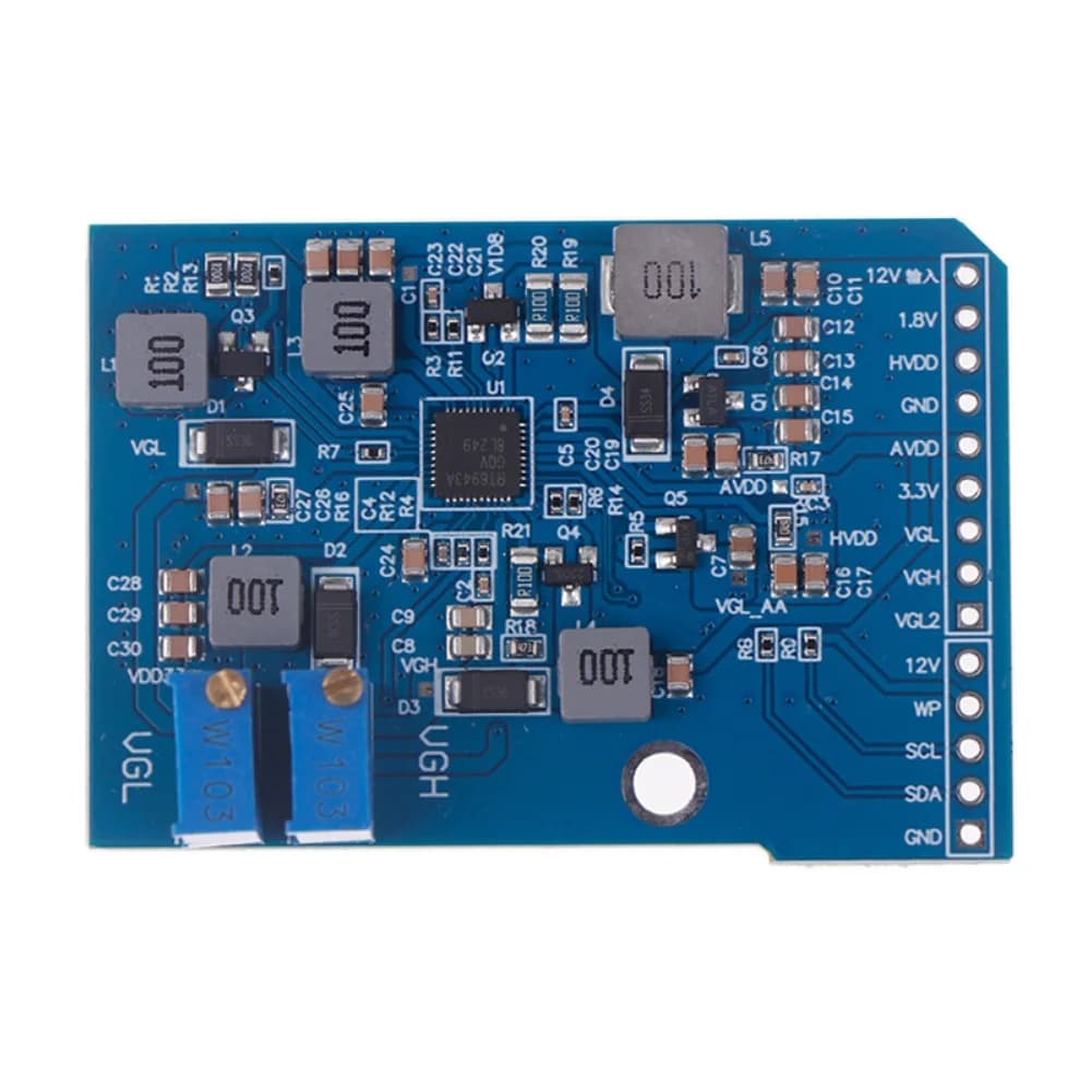 Modulo di Alimentazione Display Convertitore DC 12V Riparazione Problemi Display Funzionamento a Bassa Potenza Costruzione Bimetallica Scheda DC Multiuso