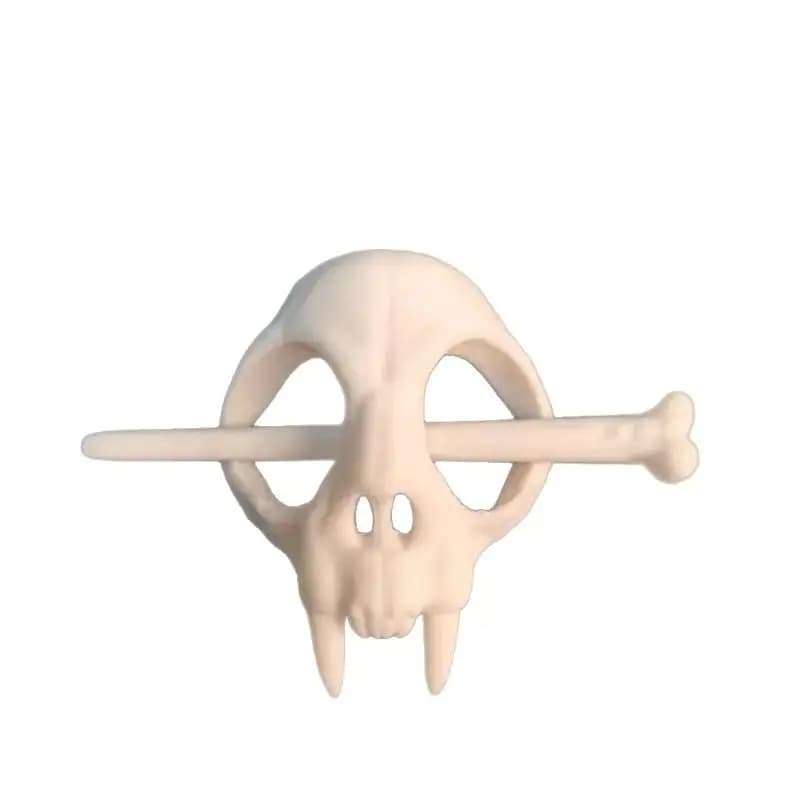 Bastoncini per capelli con teschio fantasma Forcina con scheletro gotico Copricapo da donna Accessori per Halloween