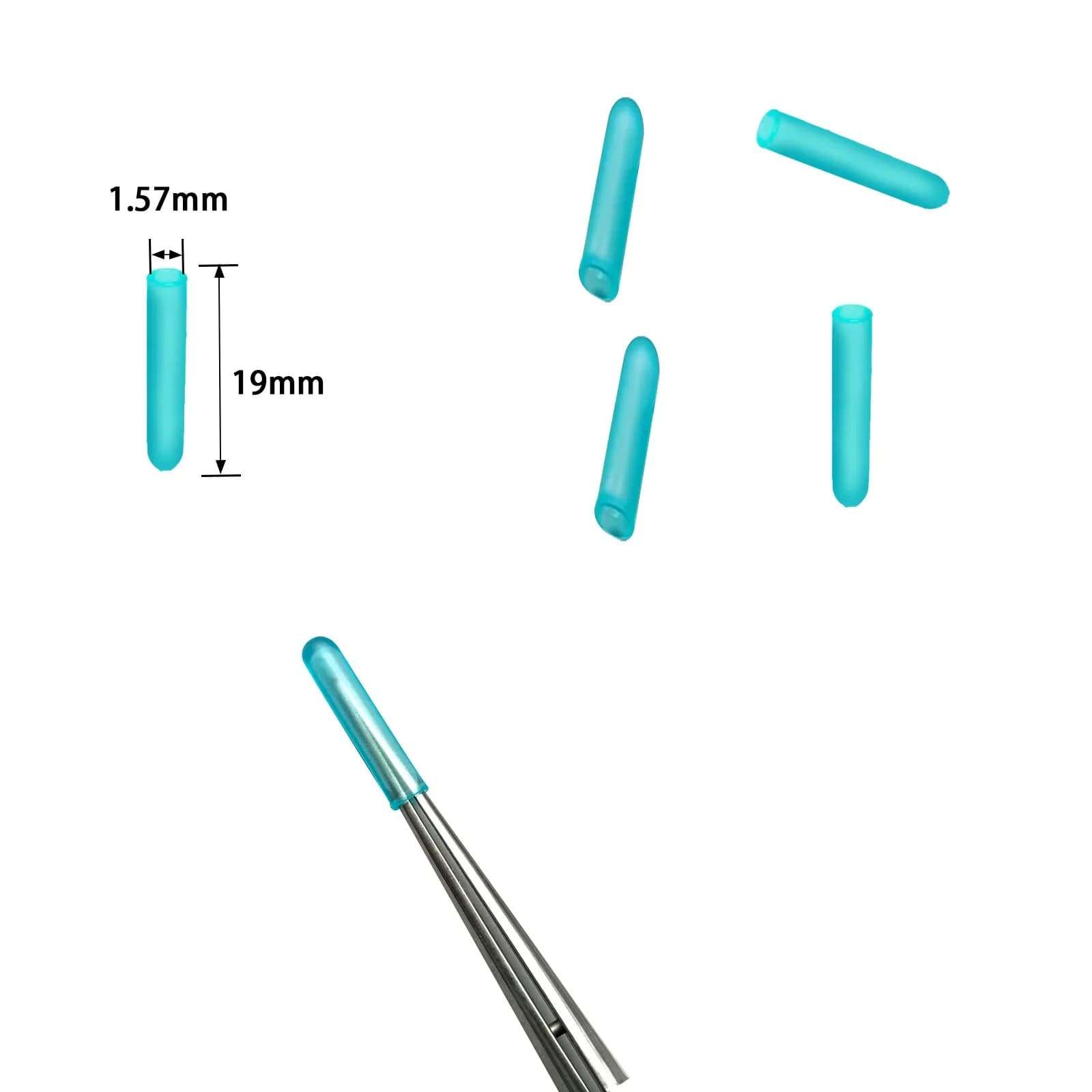 Protezione della punta degli strumenti chirurgici, Copertura protettiva per strumenti, Tappo Kirschner per strumenti microscopici 100 pz