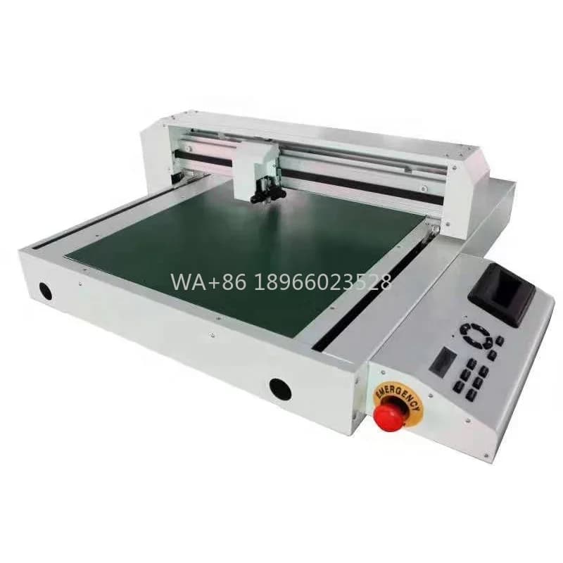 QK-4560 Saga Desktop Automatico Flatbed Cartone Vinile Adesivi Etichetta Disegno Taglio Plotter Macchina